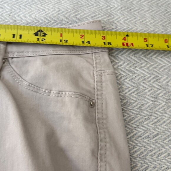 Curve Appeal Minimalist Jegging Jeans Womens 6 Cream Stretch Elegant Classic - Picture 12 of 14